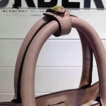 Burberry-0229-05 潮流時尚新款原單手掌紋進口牛皮配布手提斜背包