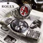 ROLEX-063-5 明星余文樂同款保羅諾曼迪通拿紀念版日本多功能石英腕錶