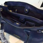 Burberry 1771 潮流時尚款running man宋智孝同款荔枝紋女士手提單肩包