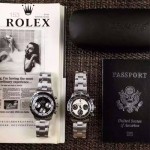 ROLEX-063-3 明星余文樂同款保羅諾曼迪通拿紀念版日本多功能石英腕錶