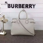 Burberry-0229 潮流時尚新款原單手掌紋進口牛皮配布手提斜背包