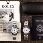 ROLEX-063-7 明星余文樂同款保羅諾曼迪通拿紀念版日本多功能石英腕錶