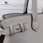 Burberry-0229 潮流時尚新款原單手掌紋進口牛皮配布手提斜背包
