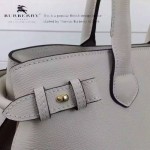 Burberry-0229-04 潮流時尚新款原單手掌紋進口牛皮配布手提斜背包