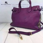 Burberry 1771-01 潮流時尚款running man宋智孝同款荔枝紋女士手提單肩包