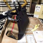 Burberry 1771-02 潮流時尚款running man宋智孝同款荔枝紋女士手提單肩包