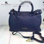 Burberry 1771 潮流時尚款running man宋智孝同款荔枝紋女士手提單肩包