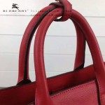Burberry-0229-03 潮流時尚新款原單手掌紋進口牛皮配布手提斜背包