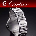 CARTIER-310 時尚經典藍氣球系列把頭鑲嵌天然藍寶石可搭配9015/2892自動機械腕錶