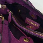 Burberry 1771-01 潮流時尚款running man宋智孝同款荔枝紋女士手提單肩包