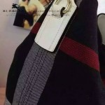 Burberry-0223-05 潮流時尚款來自星星的妳千頌依同款可拆式皮質斜背帶水桶包