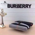 BURBERRY-0221 專櫃時尚新款原版粗麻布料配進口牛皮男性斜挎包