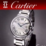 CARTIER-310 時尚經典藍氣球系列把頭鑲嵌天然藍寶石可搭配9015/2892自動機械腕錶