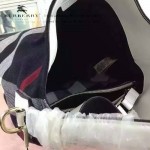 Burberry-0223-05 潮流時尚款來自星星的妳千頌依同款可拆式皮質斜背帶水桶包