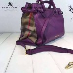 Burberry 1771-01 潮流時尚款running man宋智孝同款荔枝紋女士手提單肩包