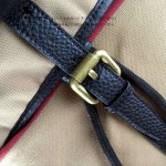 Burberry-0236 專櫃時尚新款Canvas系列原版格紋雙肩包