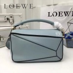 LOEWE 0160-02 專櫃時尚新款Puzzle Bag系列原版小牛皮手提單肩包