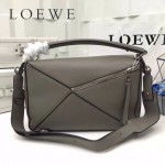 LOEWE 0160-03 專櫃時尚新款Puzzle Bag系列原版小牛皮手提單肩包