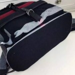 Burberry-0245-01 潮流時尚新款原版棉布搭配原版荔枝紋牛皮陳柏霖同款休閑書包