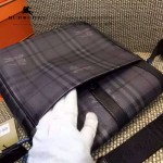 BURBERRY-0239-01 專櫃時尚新款原版牛皮配PVC裝飾小號斜背包