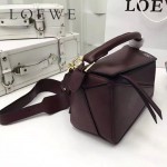 LOEWE 0160-01 專櫃時尚新款Puzzle Bag系列原版小牛皮手提單肩包