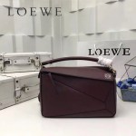 LOEWE 0160-01 專櫃時尚新款Puzzle Bag系列原版小牛皮手提單肩包