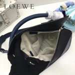 LOEWE 0160-07 專櫃時尚新款Puzzle Bag拼色系列原版小牛皮手提單肩包