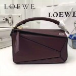 LOEWE 0160-01 專櫃時尚新款Puzzle Bag系列原版小牛皮手提單肩包