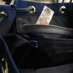 Burberry-0247-01 潮流時尚新款原單材質牛皮配防水紡布可以繡字中號雙肩包
