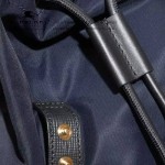 Burberry-0246 潮流時尚新款原單材質牛皮配防水紡布可以繡字大號雙肩包
