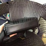 BURBERRY-0240 專櫃時尚新款原版牛皮壓花裝飾小號斜背包