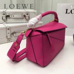 LOEWE 0160 專櫃時尚新款Puzzle Bag系列原版小牛皮手提單肩包