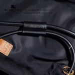 Burberry-0246-01 潮流時尚新款原單材質牛皮配防水紡布可以繡字大號雙肩包