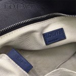 LOEWE 0160-07 專櫃時尚新款Puzzle Bag拼色系列原版小牛皮手提單肩包