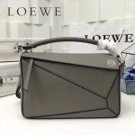 LOEWE 0160-03 專櫃時尚新款Puzzle Bag系列原版小牛皮手提單肩包