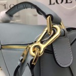 LOEWE 0160-02 專櫃時尚新款Puzzle Bag系列原版小牛皮手提單肩包