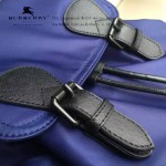 Burberry-0237 專櫃時尚新款原單材質牛皮配防水紡布男女式通用雙肩包
