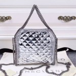 Stella McCartney-04 斯特拉潮流時尚周冬雨同款MINI版手提斜跨鏈條包