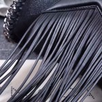 Stella McCartney-03-03 斯特拉超纖面料搭配超長流蘇五角星經典款大號流蘇包