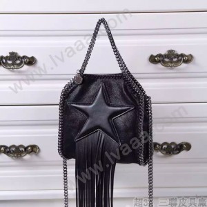 Stella McCartney-02-03 斯特拉超纖面料搭配超長流蘇五角星經典款小號流蘇包