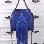 Stella McCartney-03-01 斯特拉超纖面料搭配超長流蘇五角星經典款大號流蘇包