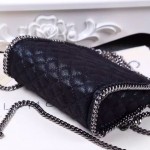 Stella McCartney-04-04 斯特拉潮流時尚周冬雨同款MINI版手提斜跨鏈條包