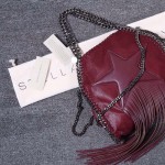 Stella McCartney-03 斯特拉超纖面料搭配超長流蘇五角星經典款大號流蘇包