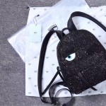 Chiara Ferragni-03 米蘭時尚博主眨眼睛設計黑色mini號雙肩包書包