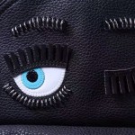 Chiara Ferragni-01 米蘭時尚博主眨眼睛設計黑色大號雙肩包書包