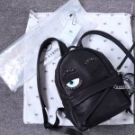 Chiara Ferragni-02 米蘭時尚博主眨眼睛設計黑色中號雙肩包書包