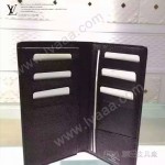 LV M60622 歐美時尚商務男士BRAZZA黑色水波紋長款西裝夾錢包