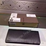LV M60622 歐美時尚商務男士BRAZZA黑色水波紋長款西裝夾錢包