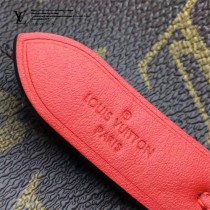 LV M44022-3 春夏系列Neonoe老花配紅色原版皮單肩水桶包