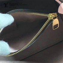 LV M44022-2 春夏系列Neonoe老花配粉色原版皮單肩水桶包